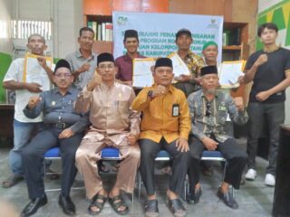 Petani Melalui Kelompok Tani di Rohil Dapat Bantuan BAZNAS Dalam Program Rohil Makmur,Diawali Penanda Tanganan MoU